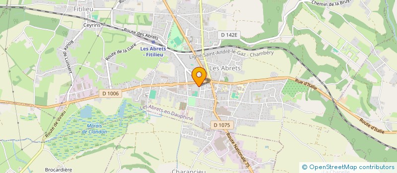 localisation de l'entreprise LPMI  LES ABRETS EN DAUPHINE