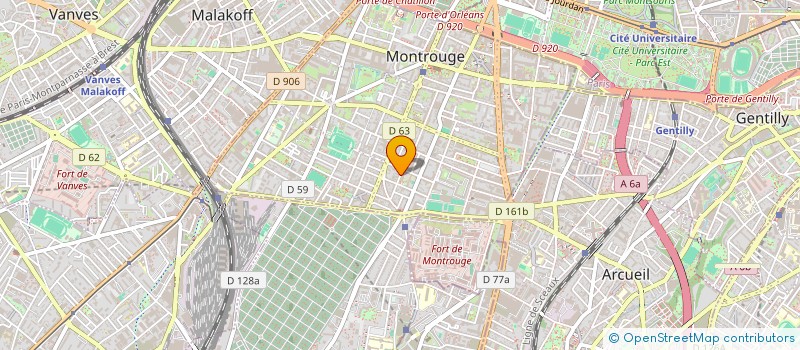 localisation de l'entreprise LPMJ  MONTROUGE