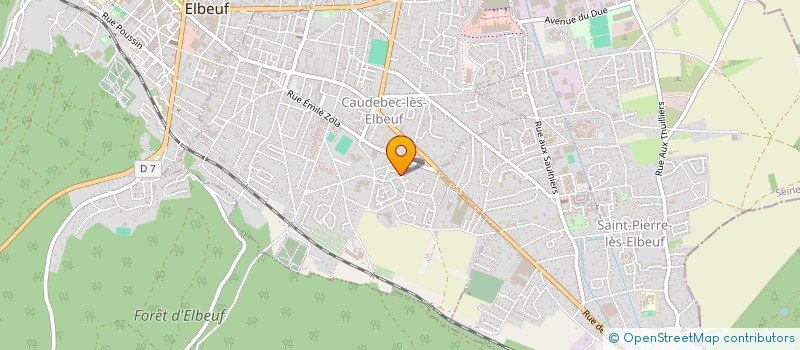 localisation de l'entreprise LPML EXPRESS SNC  CAUDEBEC-LES-ELBEUF