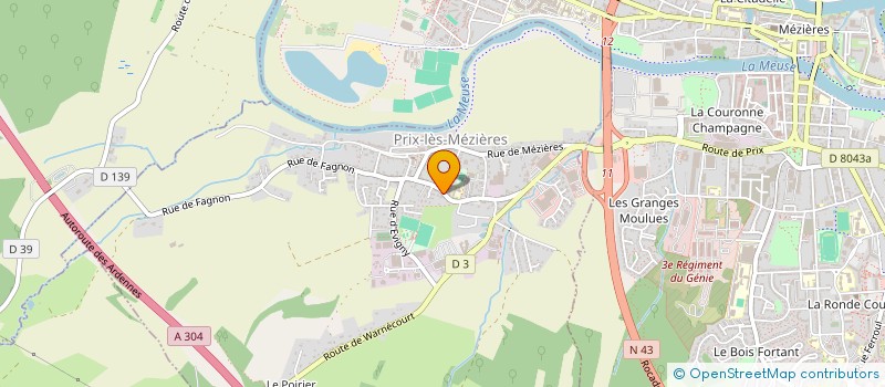 localisation de l'entreprise LPML HOLDING  PRIX-LES-MEZIERES