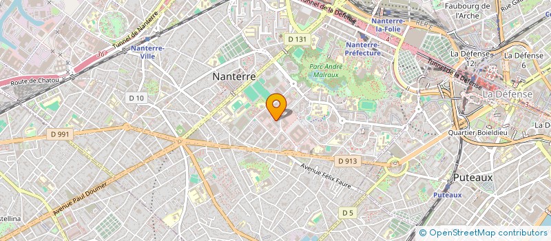 localisation de l'entreprise LPN à NANTERRE