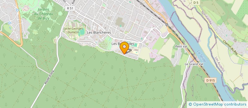 localisation de l'entreprise LPN  VERNON