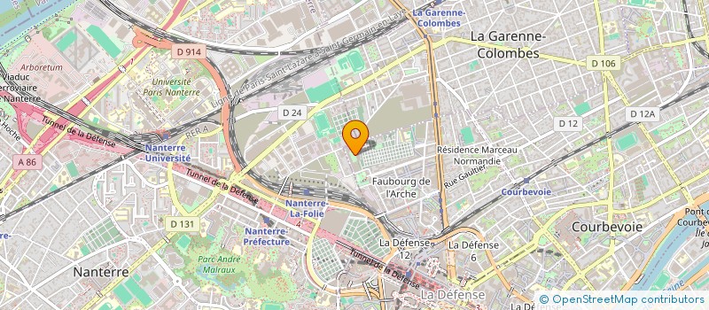 localisation de l'entreprise LPN CONSEIL à COURBEVOIE