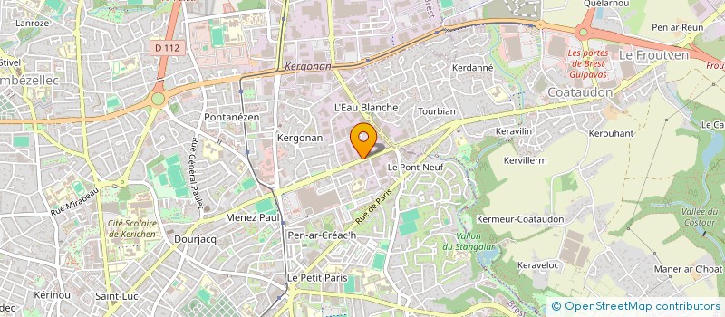 localisation de l'entreprise LPN IMMO  BREST