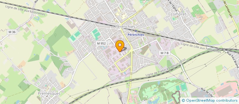 localisation de l'entreprise LPNH  PERENCHIES