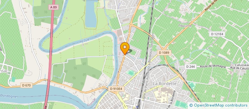 localisation de l'entreprise LPNR  LIBOURNE