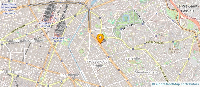 localisation de l'entreprise LPO BELLEVILLE  PARIS