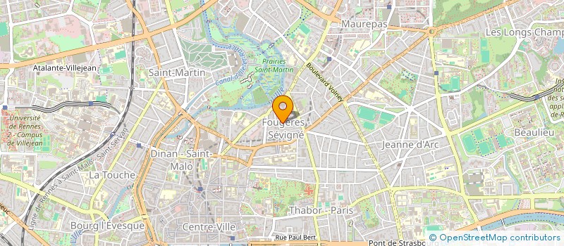 localisation de l'entreprise LPO HOTELS  RENNES