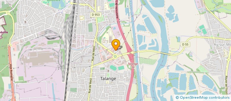 localisation de l'entreprise  LPO LYCEE DES METIERS GUSTAVE EIFFEL  TALANGE