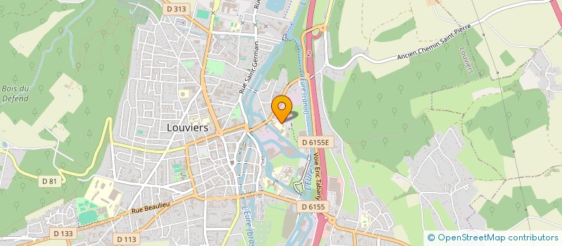localisation de l'entreprise LPO LYCEE DES METIERS JEAN BAPTISTE DECRETOT à LOUVIERS