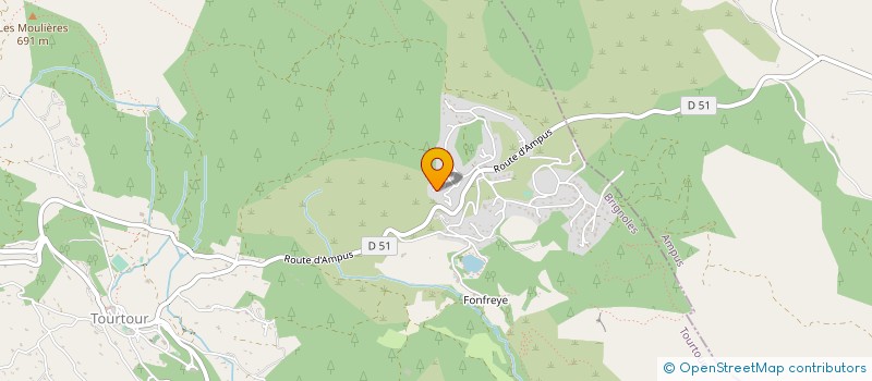 localisation de l'entreprise LPO PRODUCTION  TOURTOUR