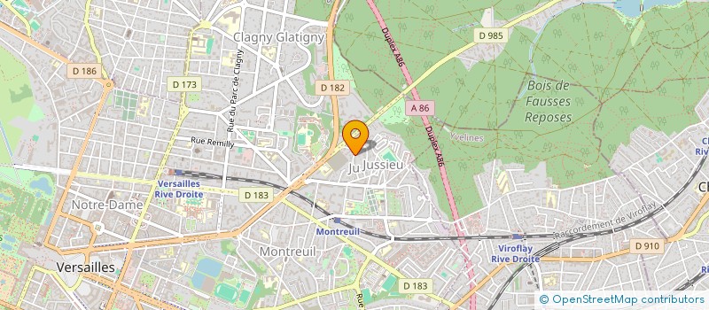 localisation de l'entreprise LPP à VERSAILLES