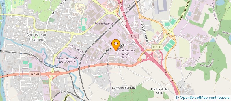 localisation de l'entreprise LPP  LA FOUILLOUSE