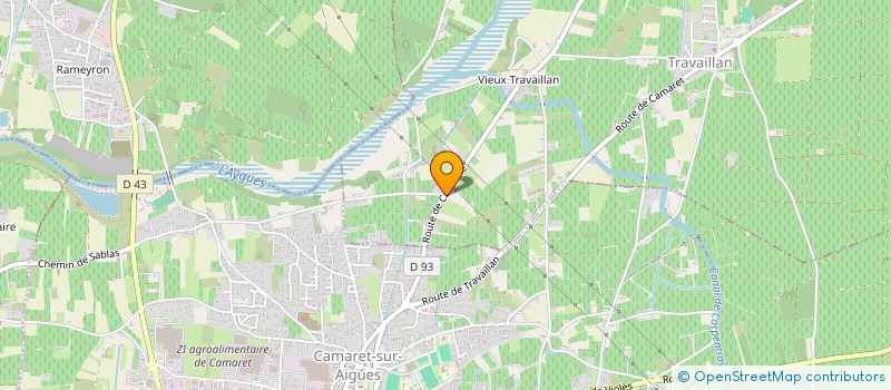 localisation de l'entreprise LPP  TRAVAILLAN