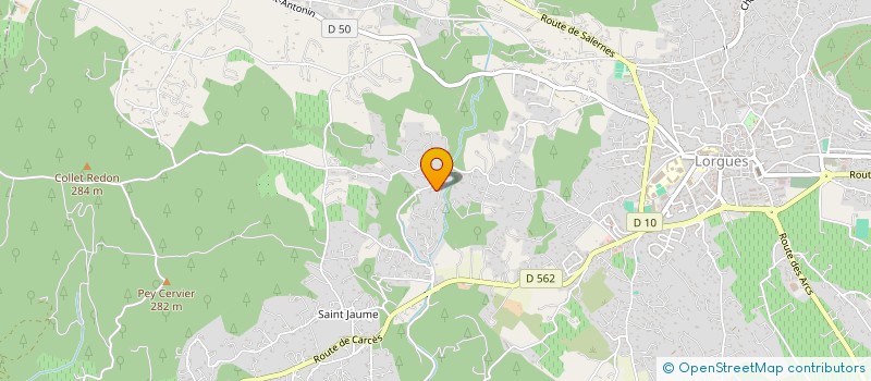 localisation de l'entreprise LPP BY LOISEAU (LA PISTE DANS LA PEAU) à LORGUES