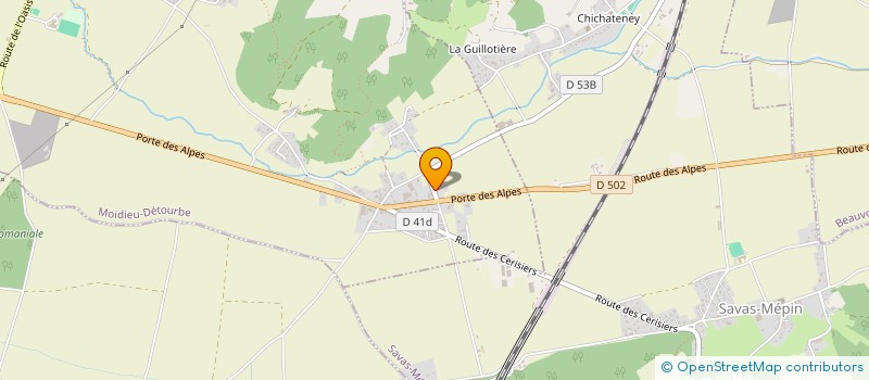 localisation de l'entreprise LPP CONCEPT  MOIDIEU-DETOURBE