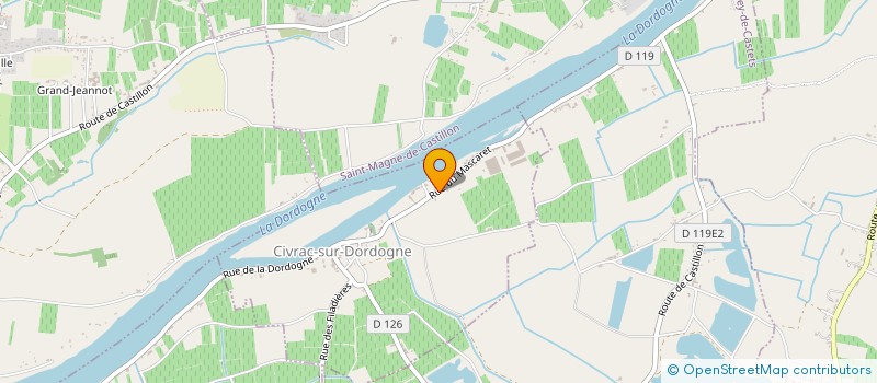 localisation de l'entreprise LPP INGENIERIE  CIVRAC-SUR-DORDOGNE