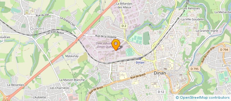 localisation de l'entreprise LPP INVESTISSEMENT à DINAN