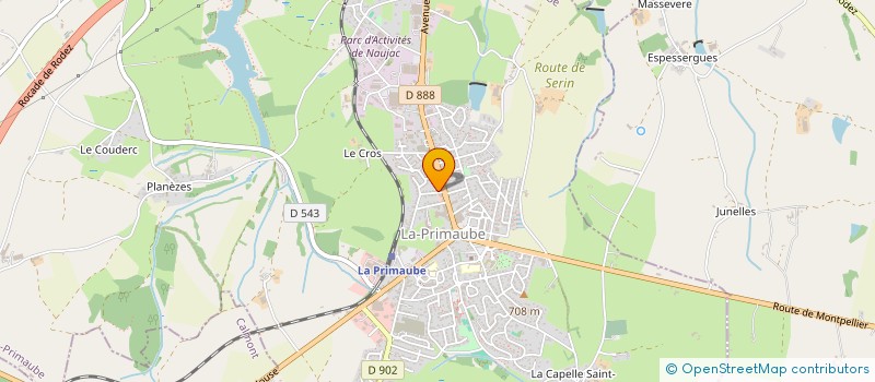 localisation de l'entreprise LPPDC  LUC-LA-PRIMAUBE