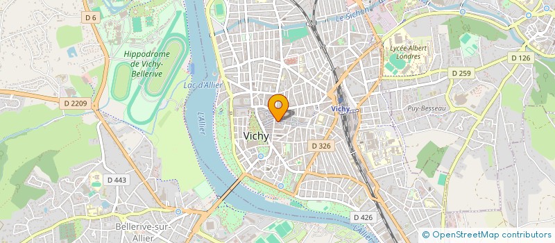 localisation de l'entreprise LPPL à VICHY