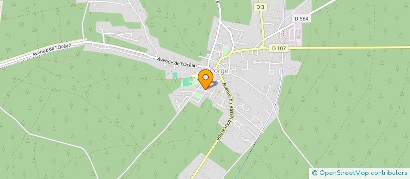 localisation de l'entreprise LPPL HOLDING  LE PORGE