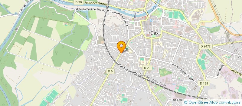 localisation de l'entreprise LPPS  DAX
