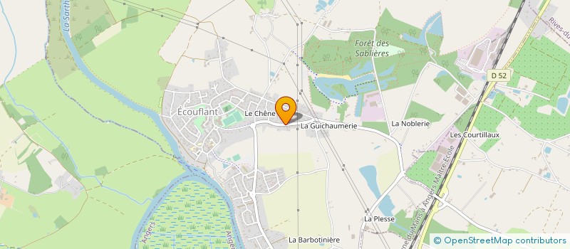 localisation de l'entreprise LPR  ECOUFLANT