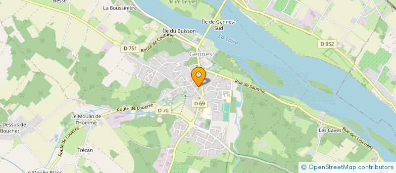 localisation de l'entreprise LPR  GENNES-VAL-DE-LOIRE