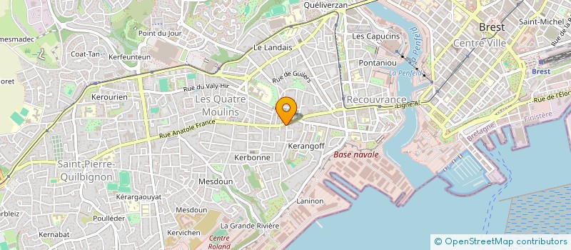 localisation de l'entreprise LPR GROUP à BREST