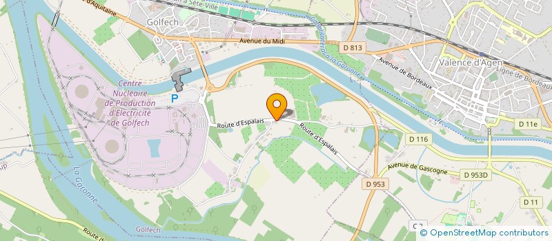 localisation de l'entreprise LPR LA PANTHERE ROSE  MONTJOI