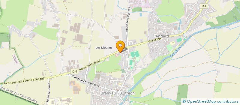 localisation de l'entreprise LPRG  LOIRE-AUTHION