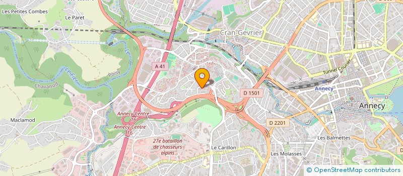 localisation de l'entreprise LPRH à ANNECY