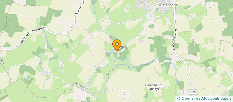 localisation de l'entreprise LPRN MAINTENANCE  COURCEMONT