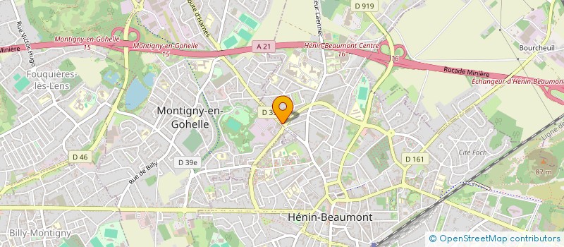 localisation de l'entreprise LPS à HENIN-BEAUMONT