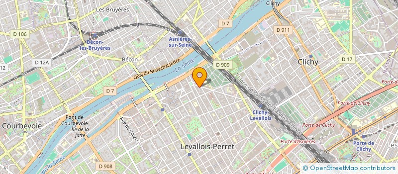 localisation de l'entreprise LPS à LEVALLOIS-PERRET