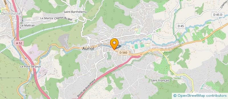 localisation de l'entreprise LPS AURIOL  AURIOL