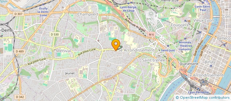 localisation de l'entreprise LPS COMPANY  LYON