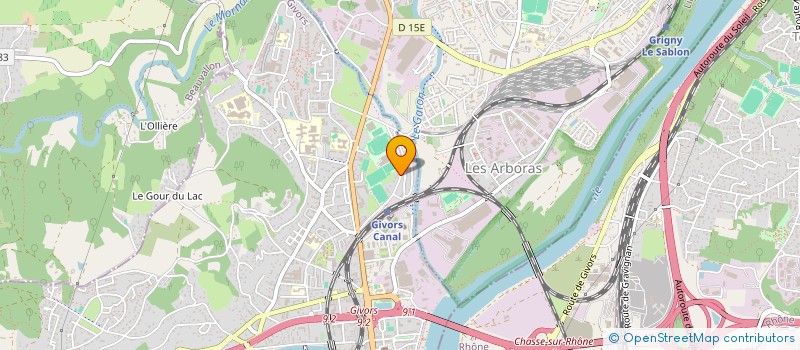 localisation de l'entreprise LPS GYM  GIVORS