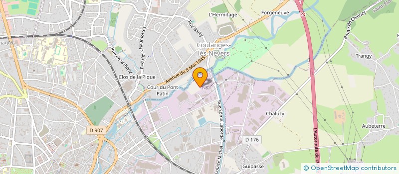 localisation de l'entreprise LPS IMMOBILIER à NEVERS