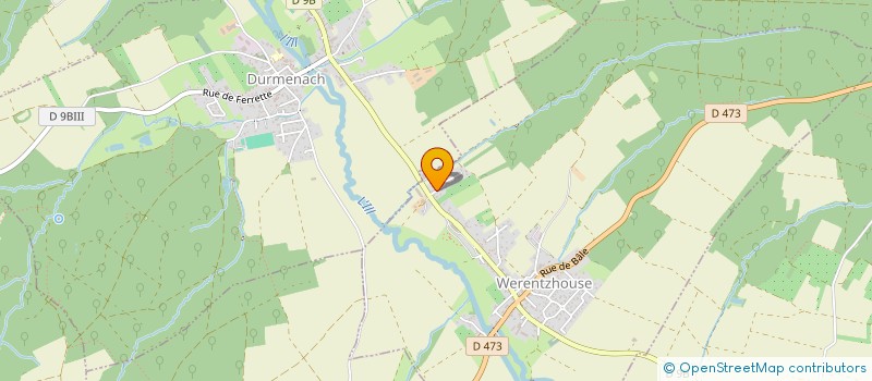 localisation de l'entreprise LPS LOPEZ PLATRE ET STAFF  WERENTZHOUSE