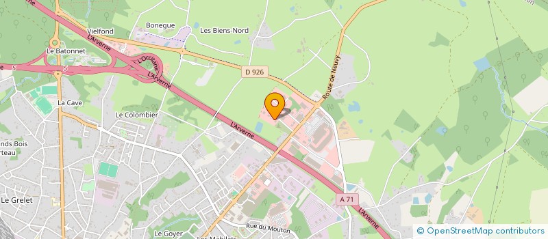 localisation de l'entreprise LPS PERFORMANCE  VIERZON