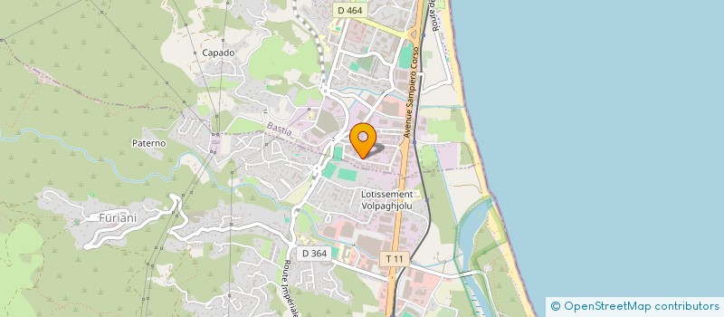 localisation de l'entreprise LPS PROMOTION à BASTIA