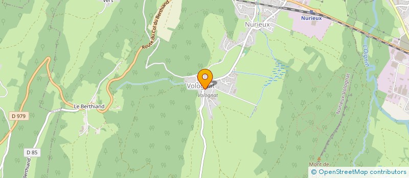 localisation de l'entreprise LPSA DISTRIBUTION  NURIEUX-VOLOGNAT