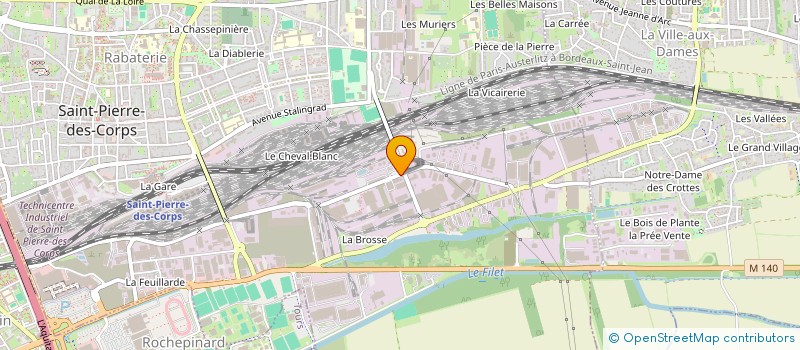 localisation de l'entreprise LPSB  SAINT-PIERRE-DES-CORPS