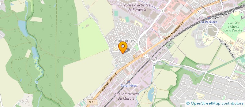 localisation de l'entreprise LPSF à COIGNIERES