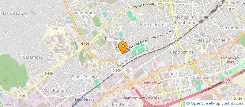 localisation de l'entreprise LPSONORISATION  NIMES