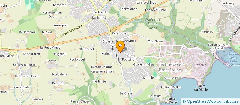 localisation de l'entreprise LPT MSEA  PLOUZANE