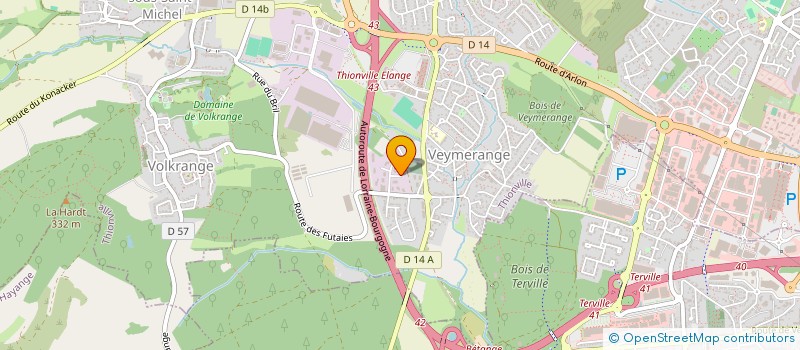 localisation de l'entreprise LPTF  THIONVILLE