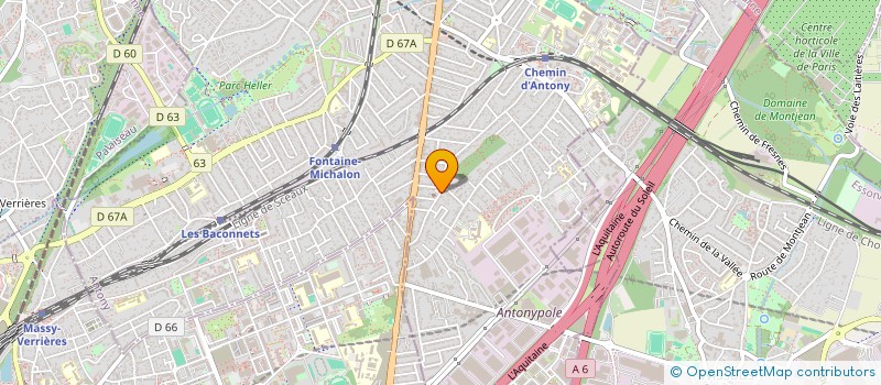 localisation de l'entreprise LPTM à ANTONY