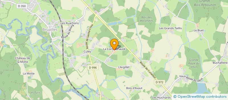 localisation de l'entreprise LPTP  BRUAILLES